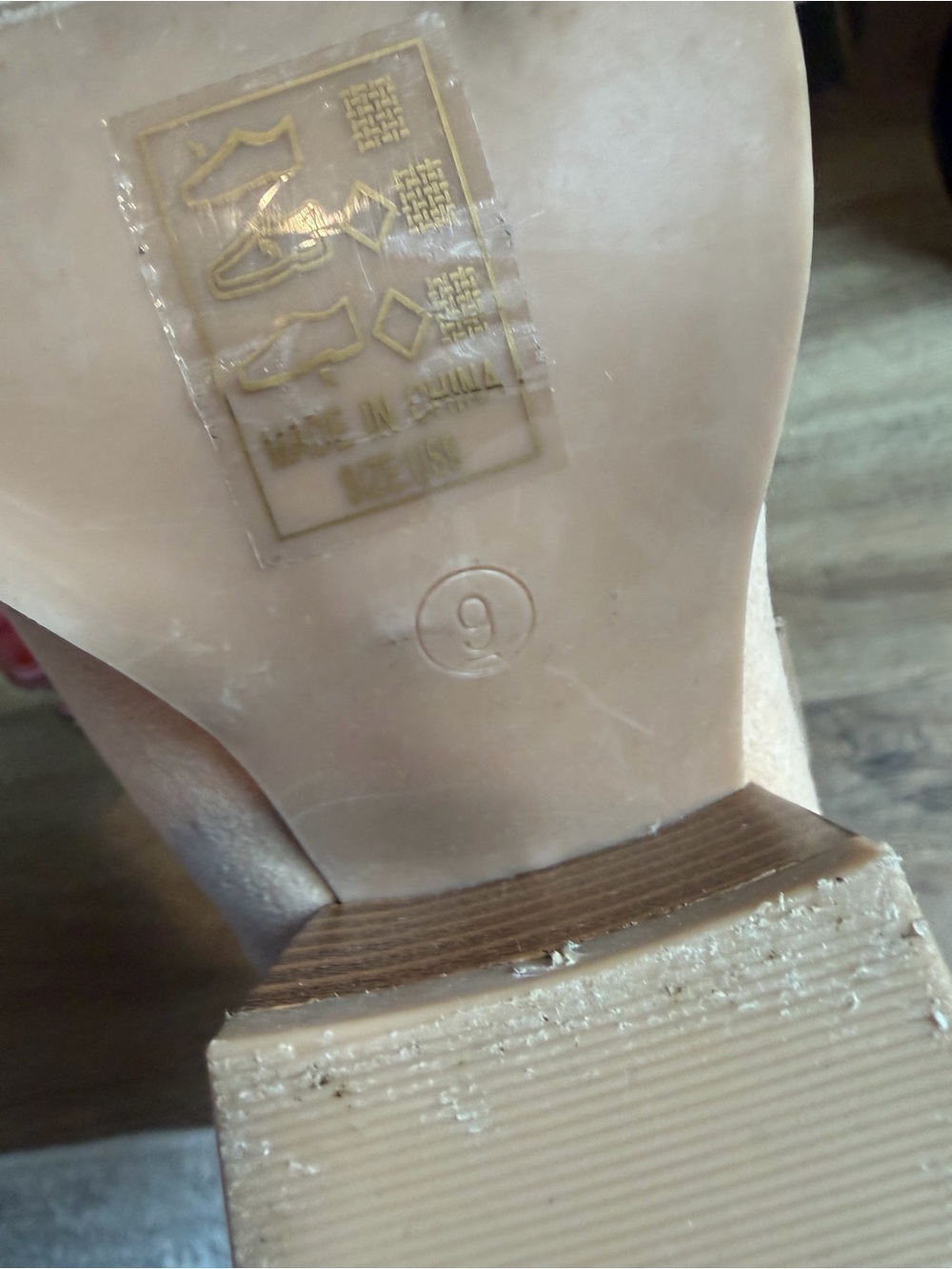 Women's Beige Suede Pointed Ankle Boots with Stud Detail - Picture 6 of 6